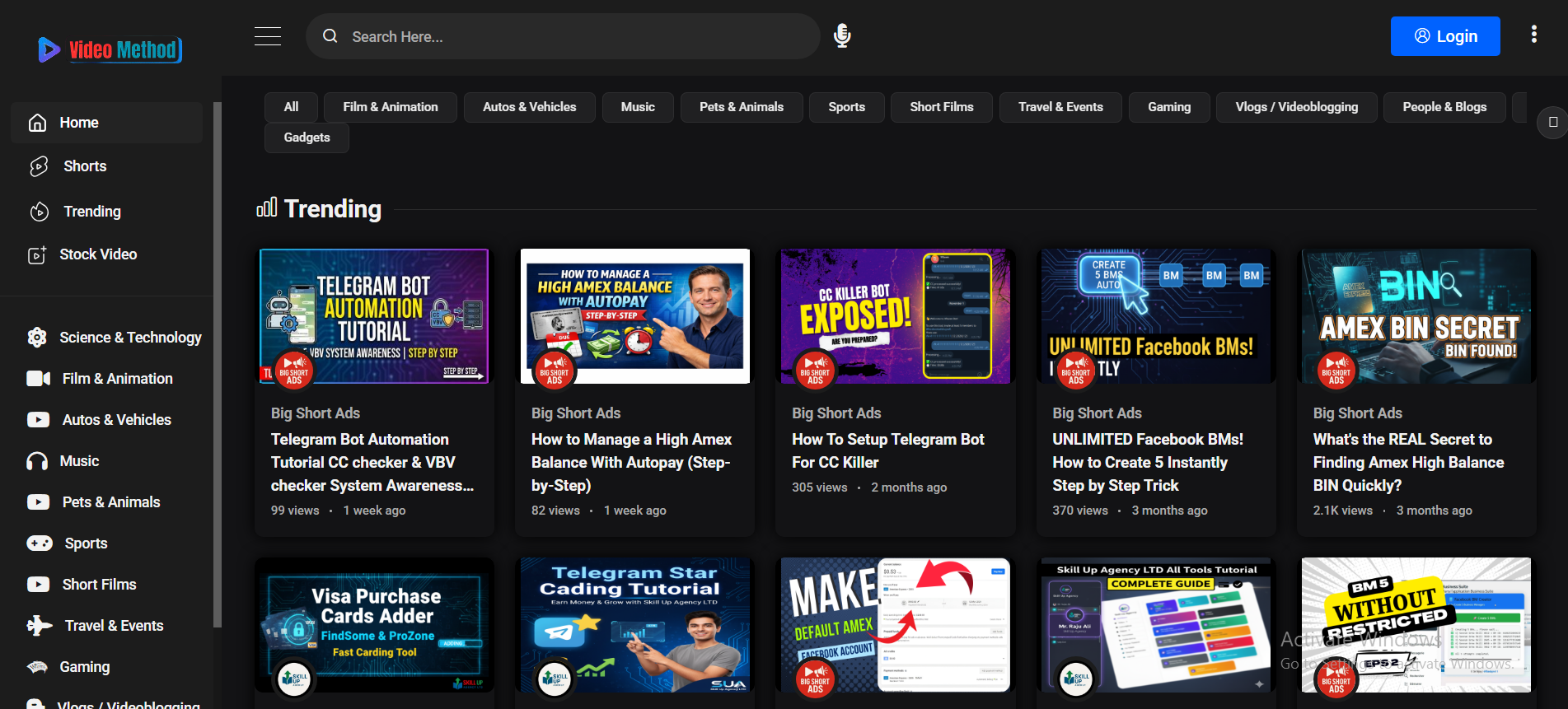 Complete Video Streaming Website Source