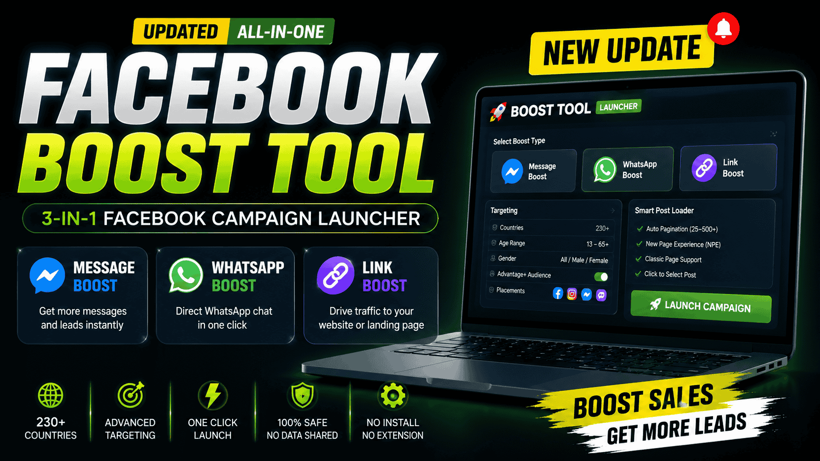 Facebook Boost Tool – Full Updated Versi